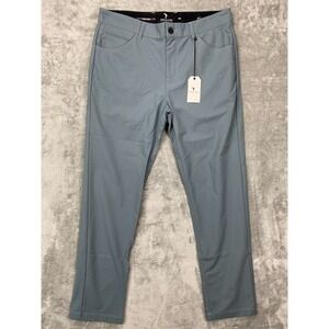 NWT Anderson Ord Men's‎ Infinite Pants Performance Golf Gray Size 35x32 Comfort